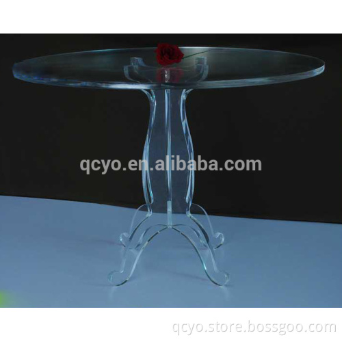 factory supply customized acrylic dining table acrylic board chair